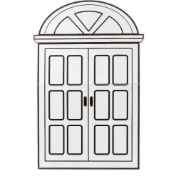 Decoración De Primavera>DecoWoerner Expositor Para Ventanas 95 X 62 Cm blanco