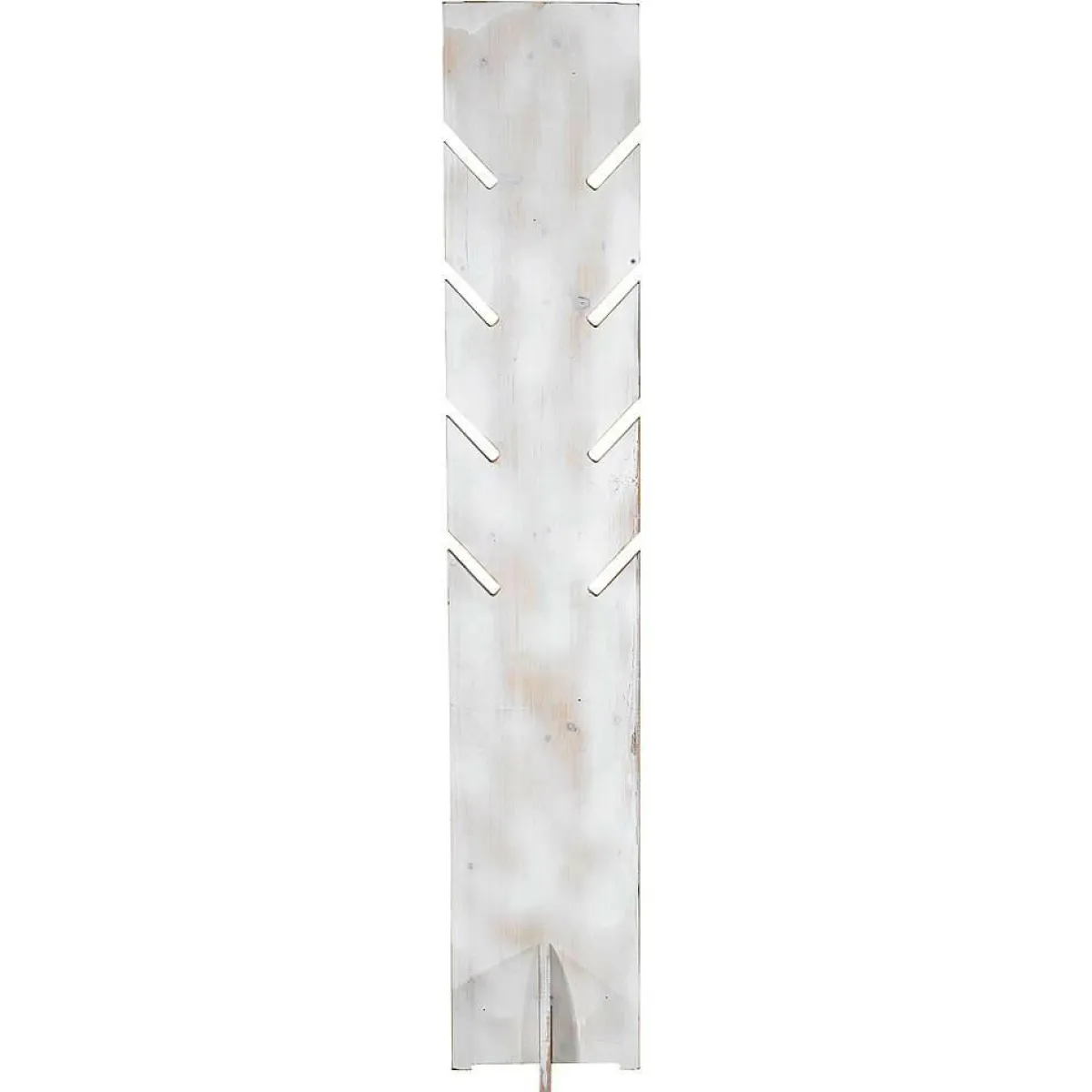 Decoración Natural>DecoWoerner Expositor Tablas De Madera "Vintage" Altura 160 Cm blanco