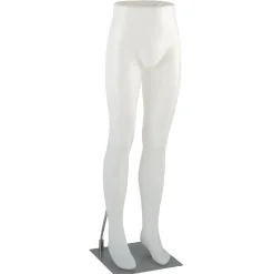 Maniquíes>DecoWoerner Expositores De Pantalones Para Hombre Color Altura 120 Cm blanco