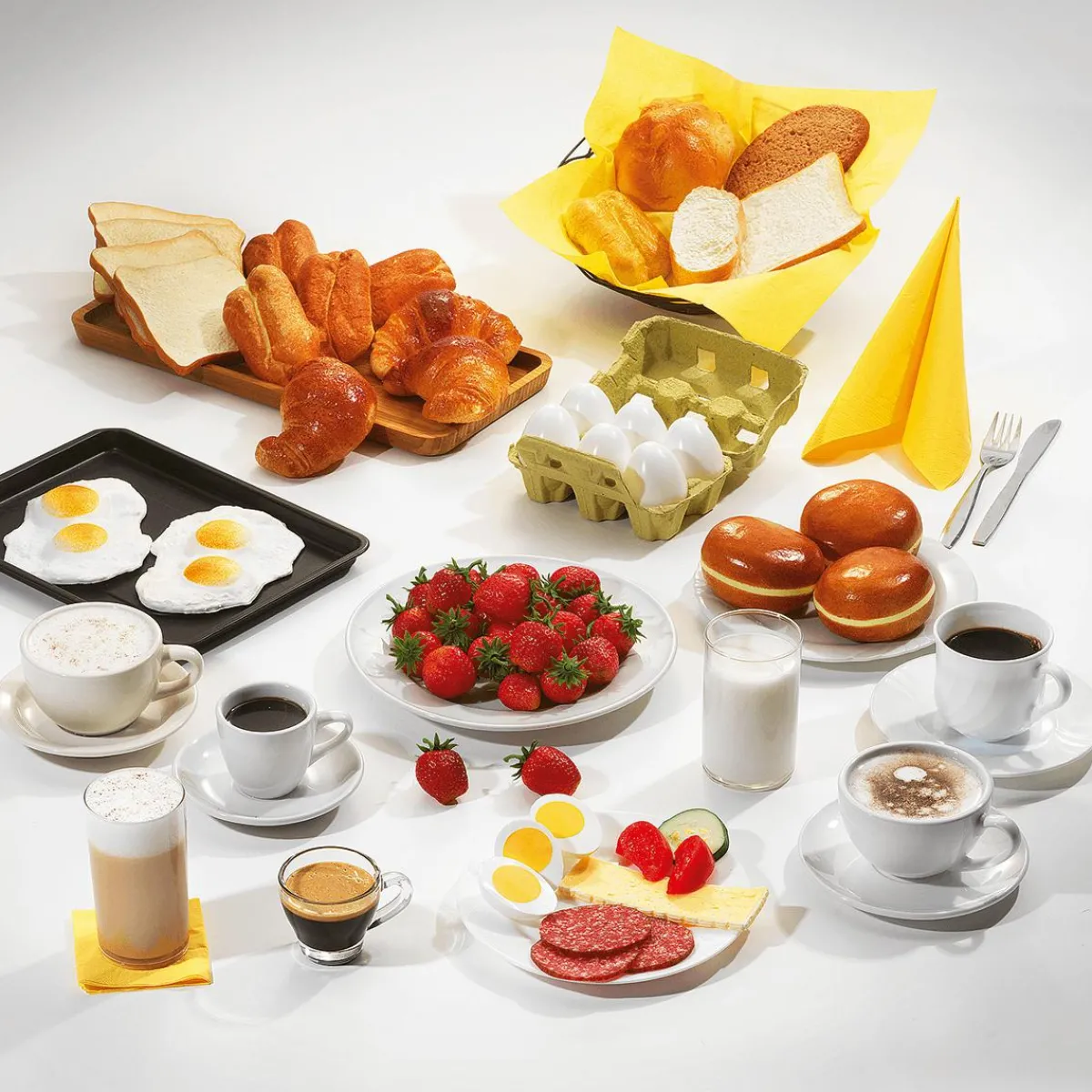 Bebidas>DecoWoerner Expreso Alimento De Imitación 5 Cm blanco