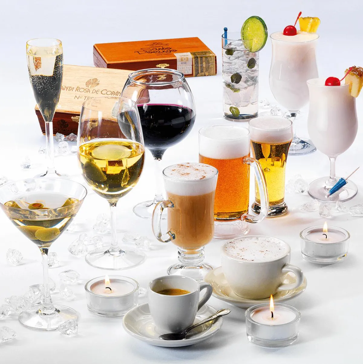 Bebidas>DecoWoerner Expreso Alimento De Imitación 5 Cm blanco