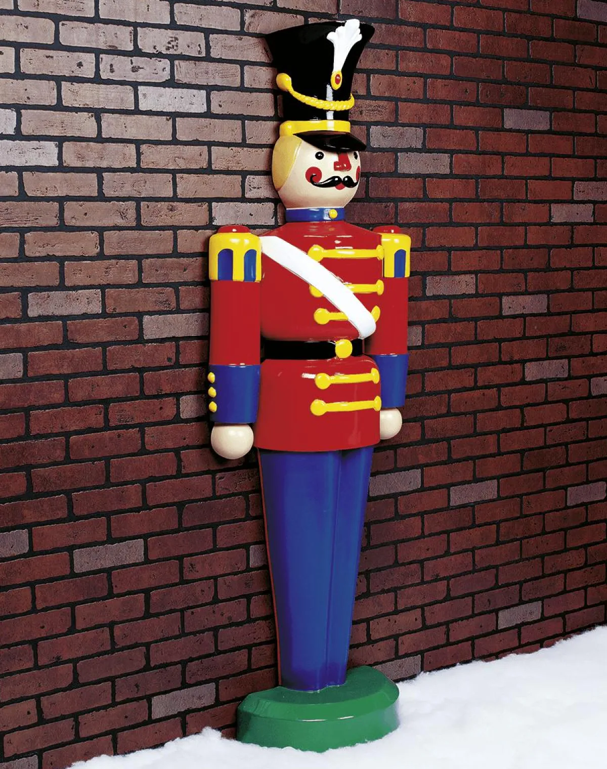 Decoración Navideña Xxl|Figuras De Navidad>DecoWoerner Figura De Soldado 185 Cm, Rojo-azul, Semiplástico multicolor
