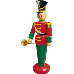 Decoración Navideña Xxl|Figuras De Navidad>DecoWoerner Figura De Soldado Con Trompeta, 185 Cm multicolor