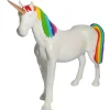 Decoración De Animales>DecoWoerner Figura De Unicornio Del Arco Iris, Longitud 130 Cm