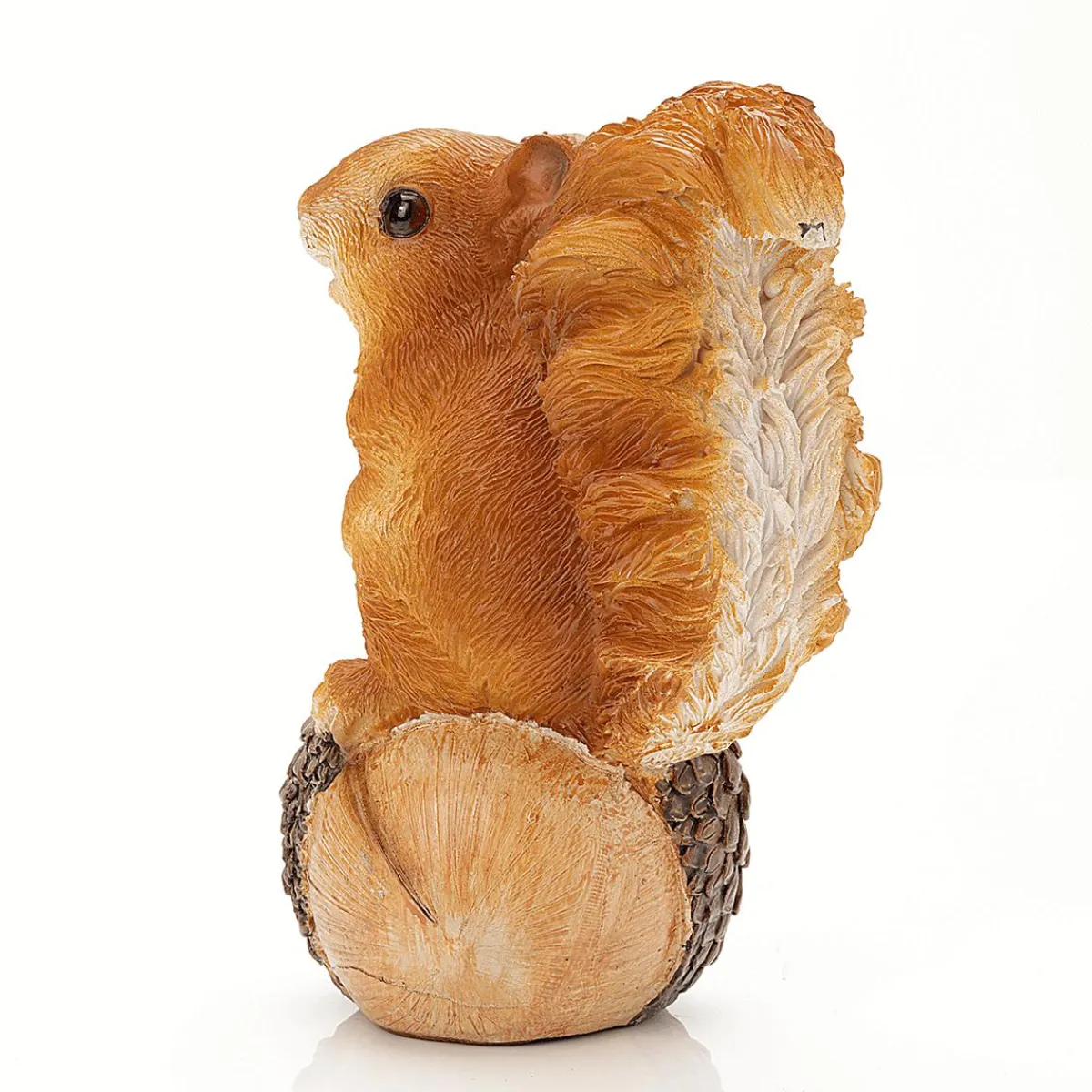 Decoración De Animales>DecoWoerner Figura Decorativa Ardilla Con Bellota 13 X 9 X 6 Cm (alto X Ancho X Fondo) marrón
