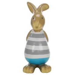 Decoración De Animales|Decoración De Pascua>DecoWoerner Figura Decorativa Conejo De Pascua , 39 Cm azul