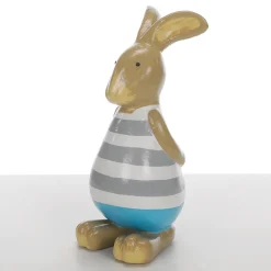Decoración De Animales|Decoración De Pascua>DecoWoerner Figura Decorativa Conejo De Pascua , 39 Cm azul