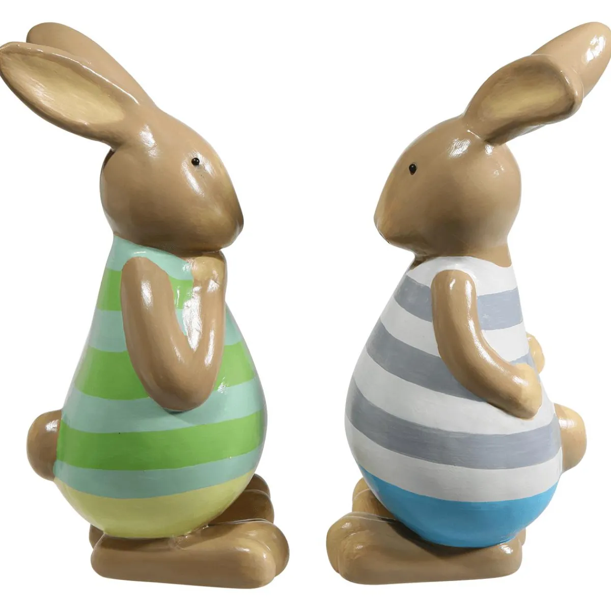 Decoración De Animales|Decoración De Pascua>DecoWoerner Figura Decorativa Conejo De Pascua , 39 Cm azul