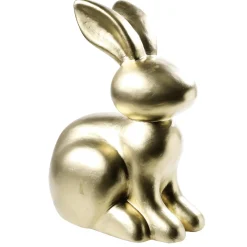 Decoración De Animales|Decoración De Pascua>DecoWoerner Figura Decorativa Conejo De Pascua Dorado, 50 Cm oro