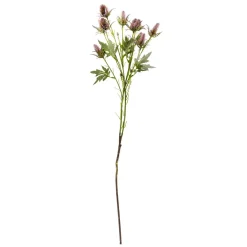 Decoración De Otoño|Flores Artificiales>DecoWoerner Flor Artificial Rama De Cardo Púrpura, 68 Cm De Largo violeta