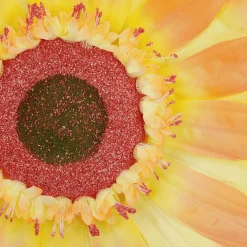 Decoración De Primavera|Cabezas De Flores Artificiales>DecoWoerner Flor De Gerbera Gigante, Ø 45 Cm, Color naranja
