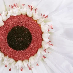 Decoración De Primavera|Cabezas De Flores Artificiales>DecoWoerner Flor De Gerbera Gigante Artificial, blanco