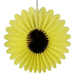 Decoración De Verano>DecoWoerner Flor De Girasol De Papel De Nido De Abeja, Ignífugo 40 Cm amarillo