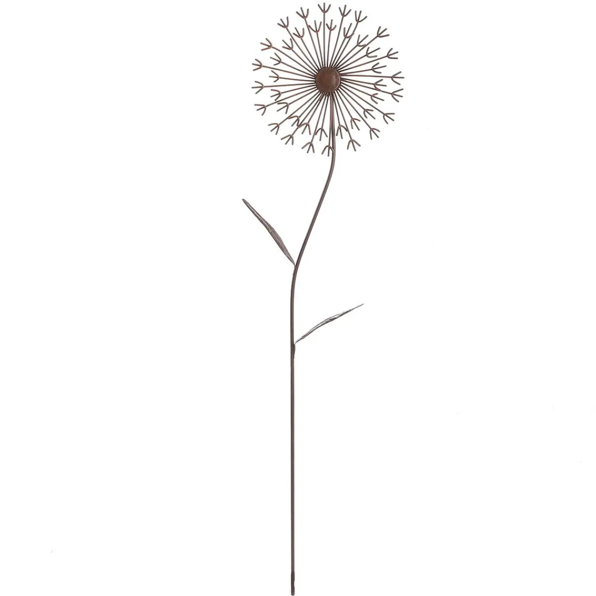 Decoración De Verano|Decoración De Primavera>DecoWoerner Flor De Metal Decorativa Plug 50 Cm marrón