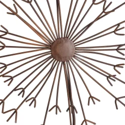 Decoración De Verano|Decoración De Primavera>DecoWoerner Flor De Metal Decorativa Plug 50 Cm marrón