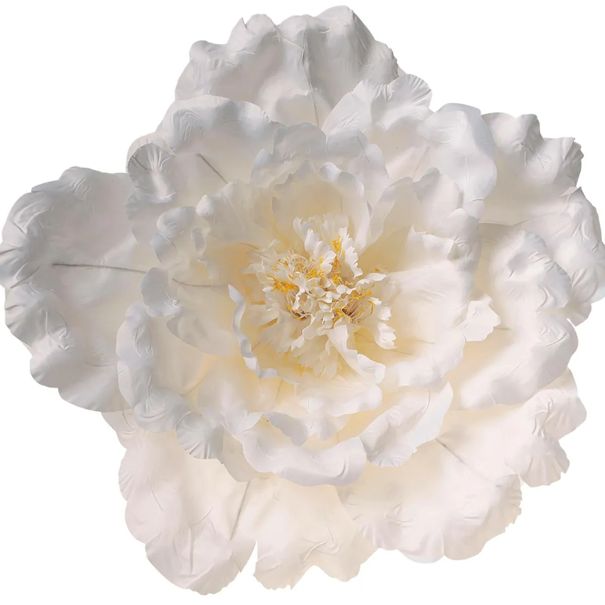 Decoración De Primavera|Cabezas De Flores Artificiales>DecoWoerner Flor De Peonía XL 65 Cm Ø, Blanca blanco