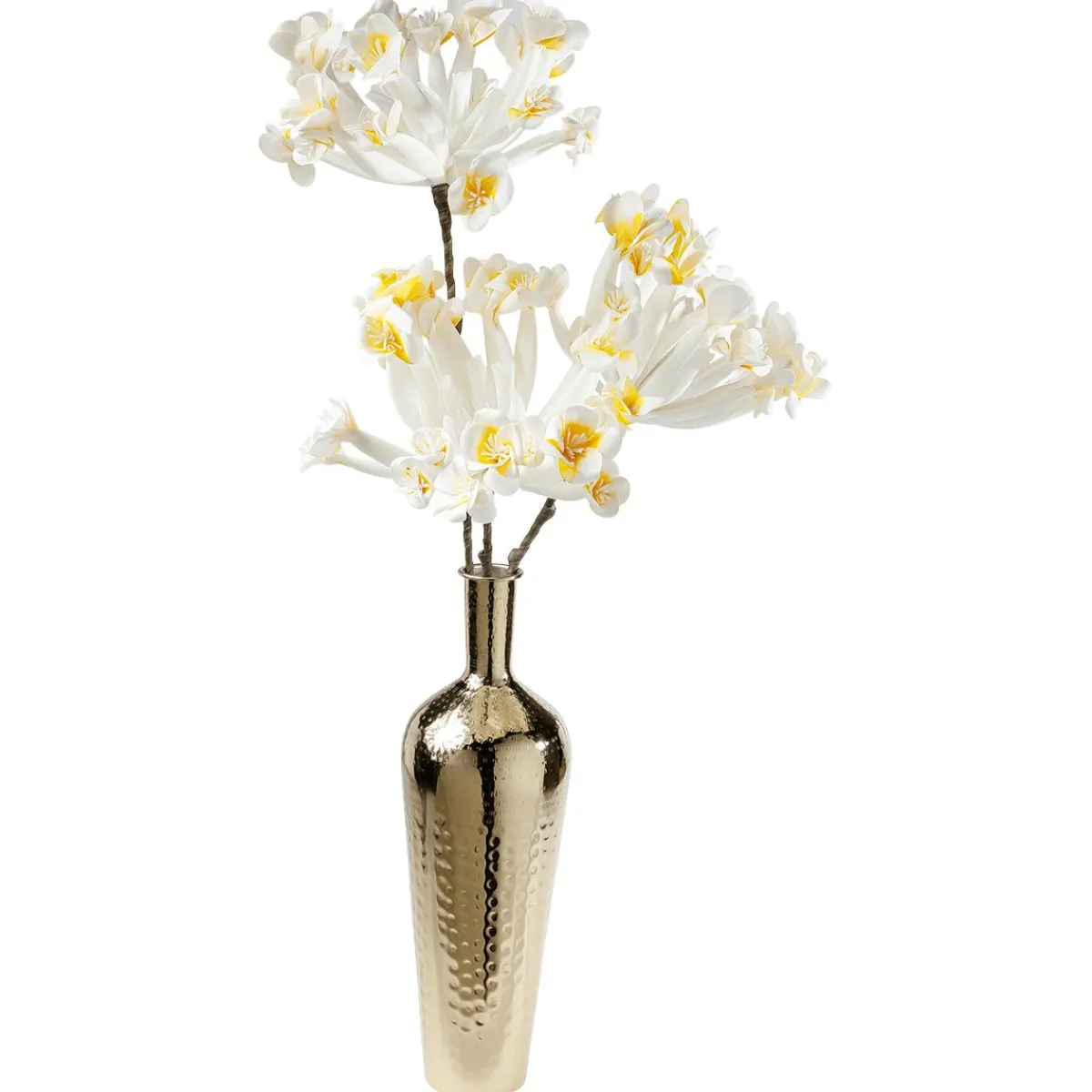 Decoración De Primavera|Flores Artificiales>DecoWoerner Flor De Plástico Frangipani 85 Cm blanco