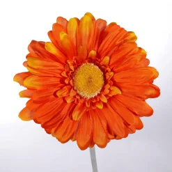 Flores Artificiales>DecoWoerner Flores Artificiales Gerbera 2 Piezas naranja