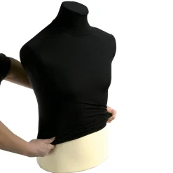Bustos De Costura>DecoWoerner Funda De Recambio Para Bustos De Sastre De Caballero, Color negro