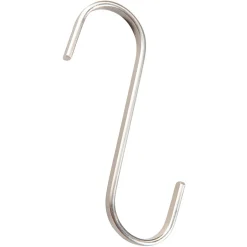 Perchas|Ayudas Y Herramientas De Decoración>DecoWoerner Gancho En Forma De S, Longitud 12 Cm, Percha Mate plata