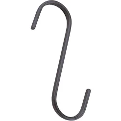 Perchas|Ayudas Y Herramientas De Decoración>DecoWoerner Gancho En Forma De S, Longitud 12 Cm, Percha Antracita Mate negro