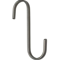 Perchas|Ayudas Y Herramientas De Decoración>DecoWoerner Gancho En Forma De S, Longitud 12 Cm, Percha Antracita Mate negro