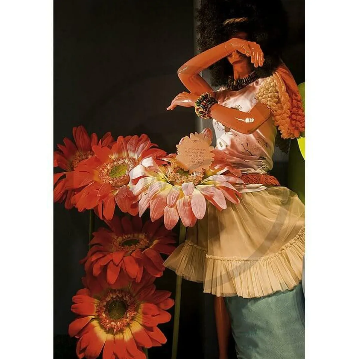 Decoración De Primavera|Flores Artificiales>DecoWoerner Gerbera Gigante Artificial 120 Cm rosa