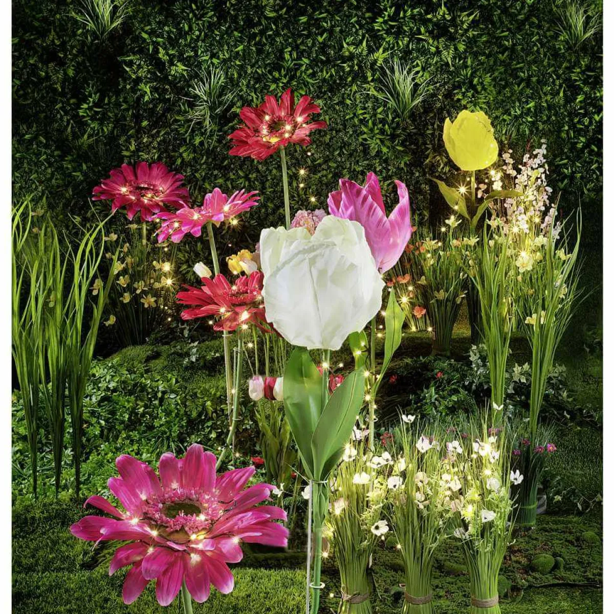 Decoración De Primavera|Flores Artificiales>DecoWoerner Gerbera Gigante Artificial 120 Cm rosa