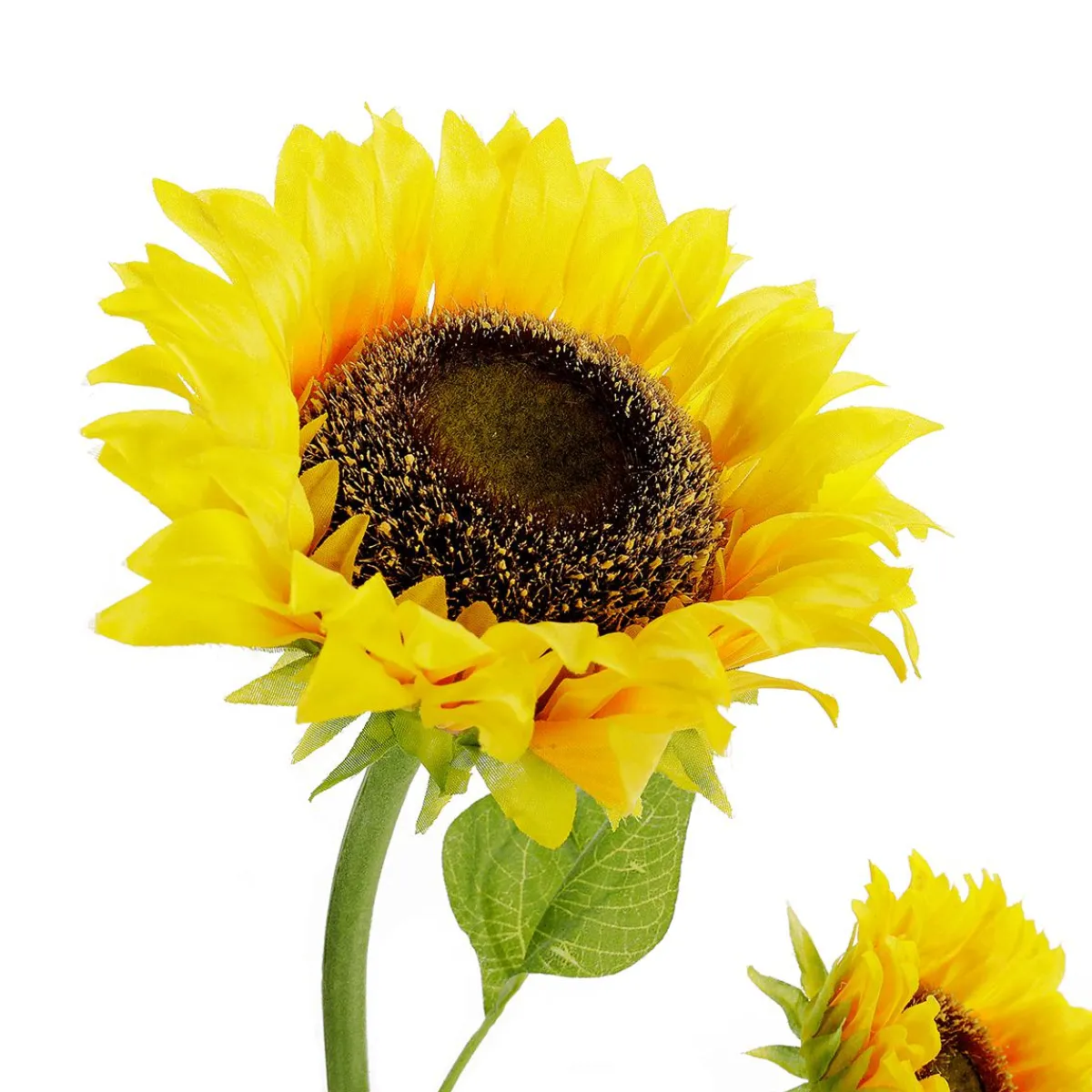 Decoración De Otoño|Flores Artificiales>DecoWoerner Girasol Artificial Con 3 Flores 87 Cm amarillo