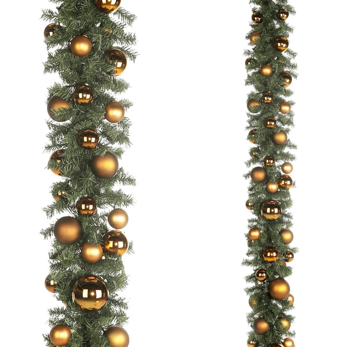 Guirnaldas Y Vides|Guirnaldas De Navidad>DecoWoerner Guirnalda De Abeto Artificial Sin Luz Para Decorar Tú Mismo naranja