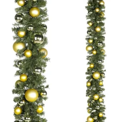 Guirnaldas Y Vides|Guirnaldas De Navidad>DecoWoerner Guirnalda De Abeto Artificial Sin Luz Para Decorar Tú Mismo oro