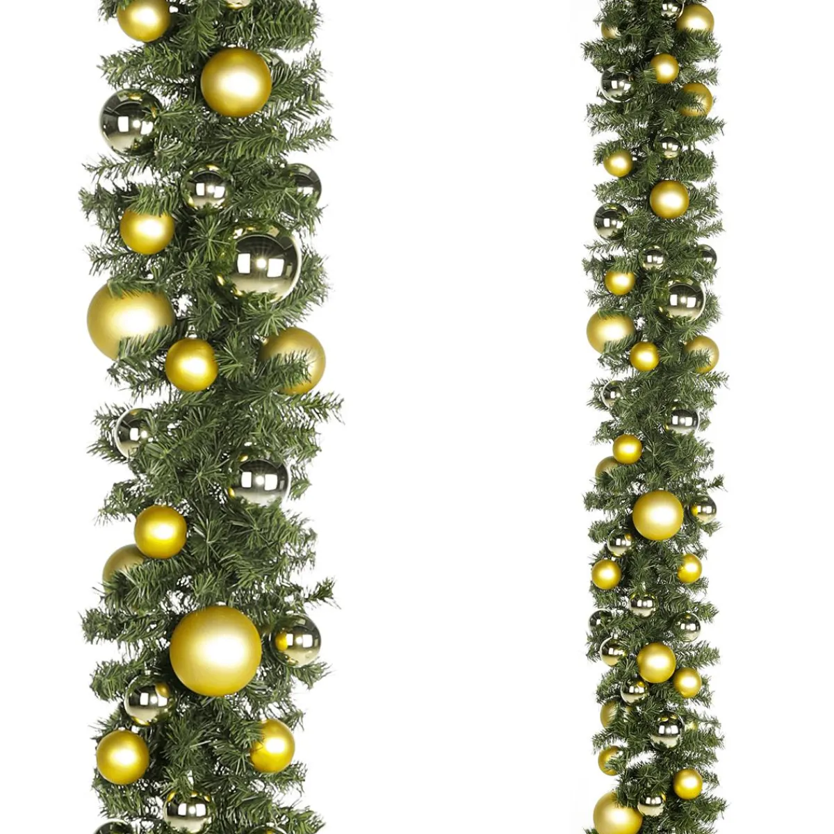 Guirnaldas Y Vides|Guirnaldas De Navidad>DecoWoerner Guirnalda De Abeto Artificial Sin Luz Para Decorar Tú Mismo oro
