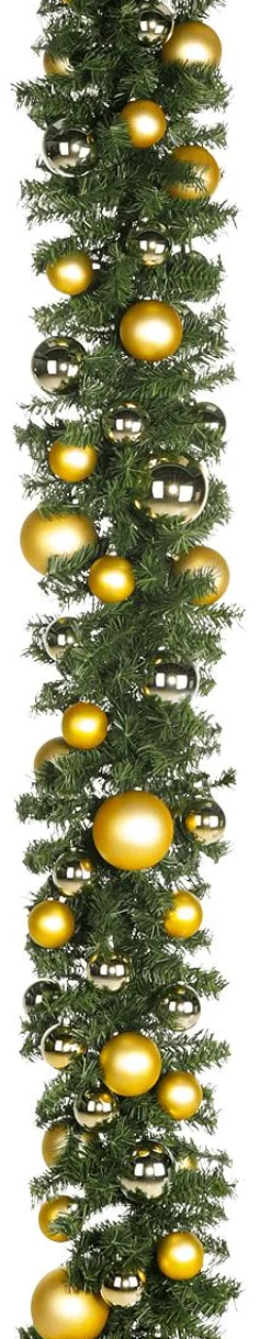 Guirnaldas Y Vides|Guirnaldas De Navidad>DecoWoerner Guirnalda De Abeto Artificial Sin Luz Para Decorar Tú Mismo oro