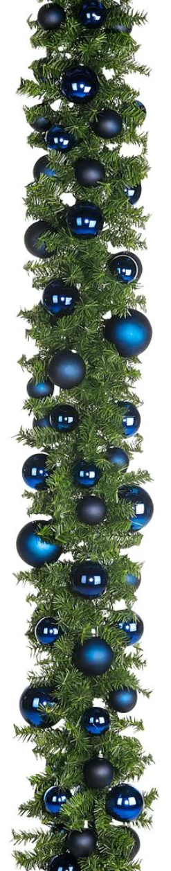 Guirnaldas Y Vides|Guirnaldas De Navidad>DecoWoerner Guirnalda De Abeto Artificial Sin Luz Para Decorar Tú Mismo azul