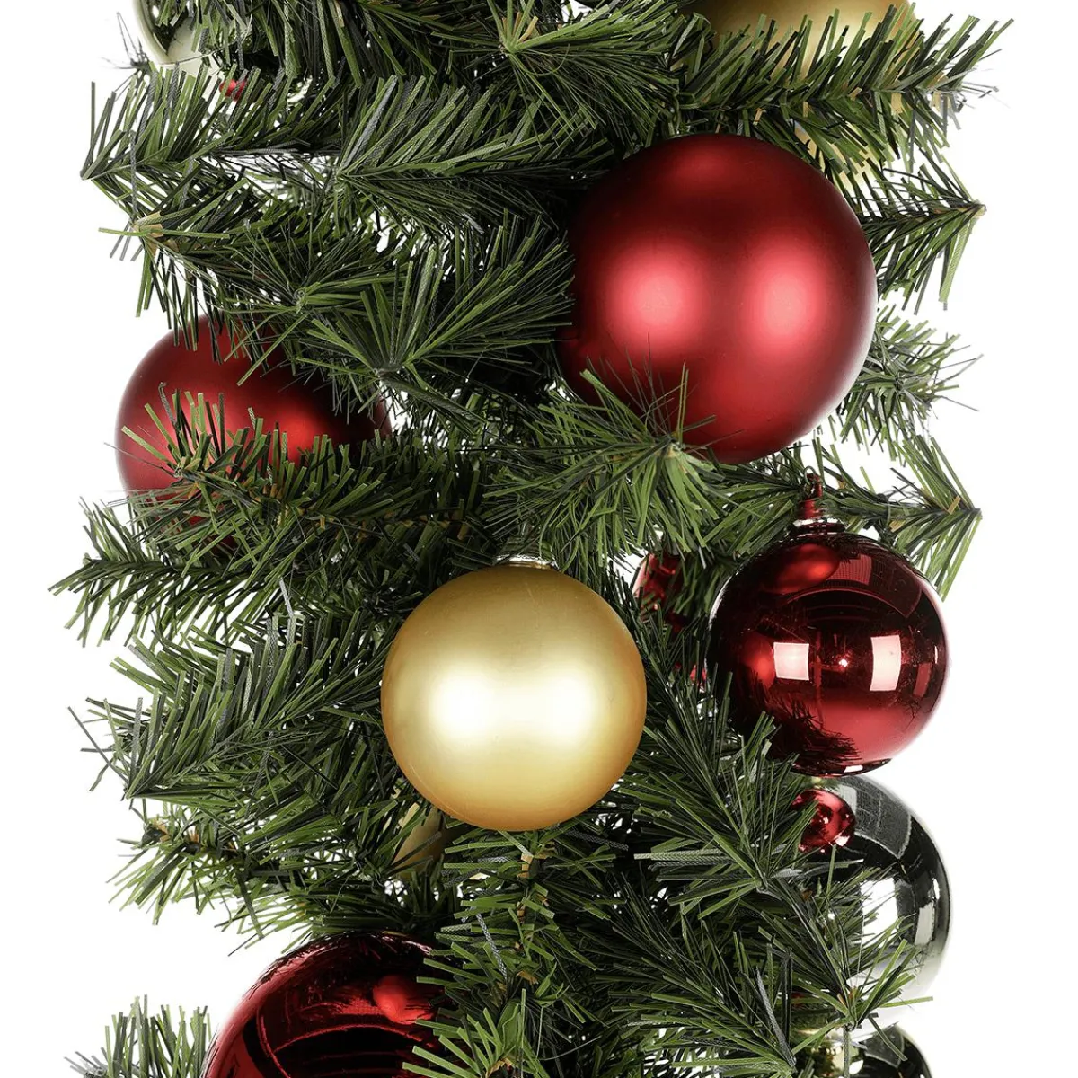 Guirnaldas Y Vides|Guirnaldas De Navidad>DecoWoerner Guirnalda De Abetos Artificiales Para Decorarte rojo