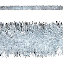 Decoración Temática>DecoWoerner Guirnalda De Espumillón Plateado Ø 15 Cm plata