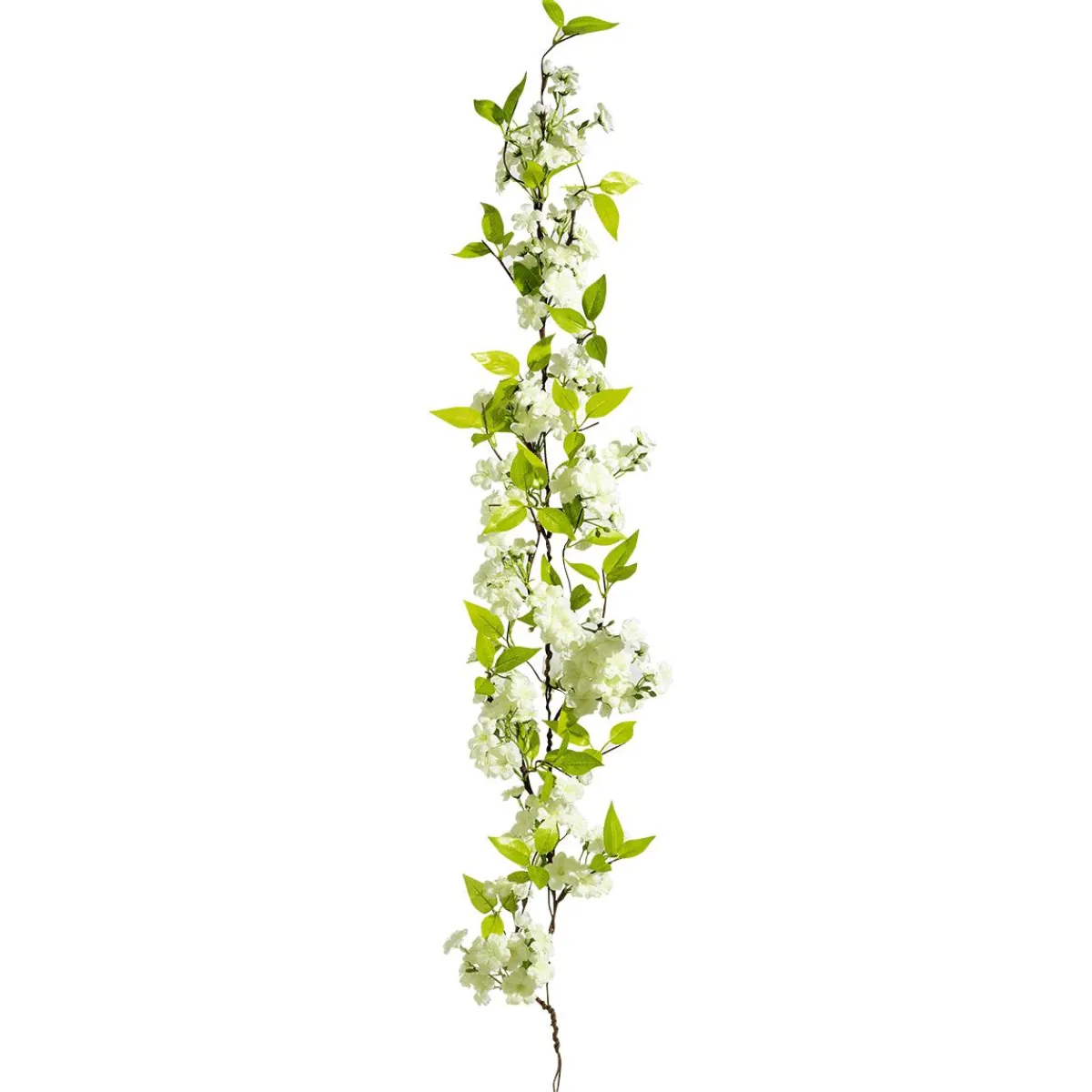 Decoración De Primavera|Guirnaldas Y Vides>DecoWoerner Guirnalda De Flores De Cerezo Artificial 110 Cm blanco