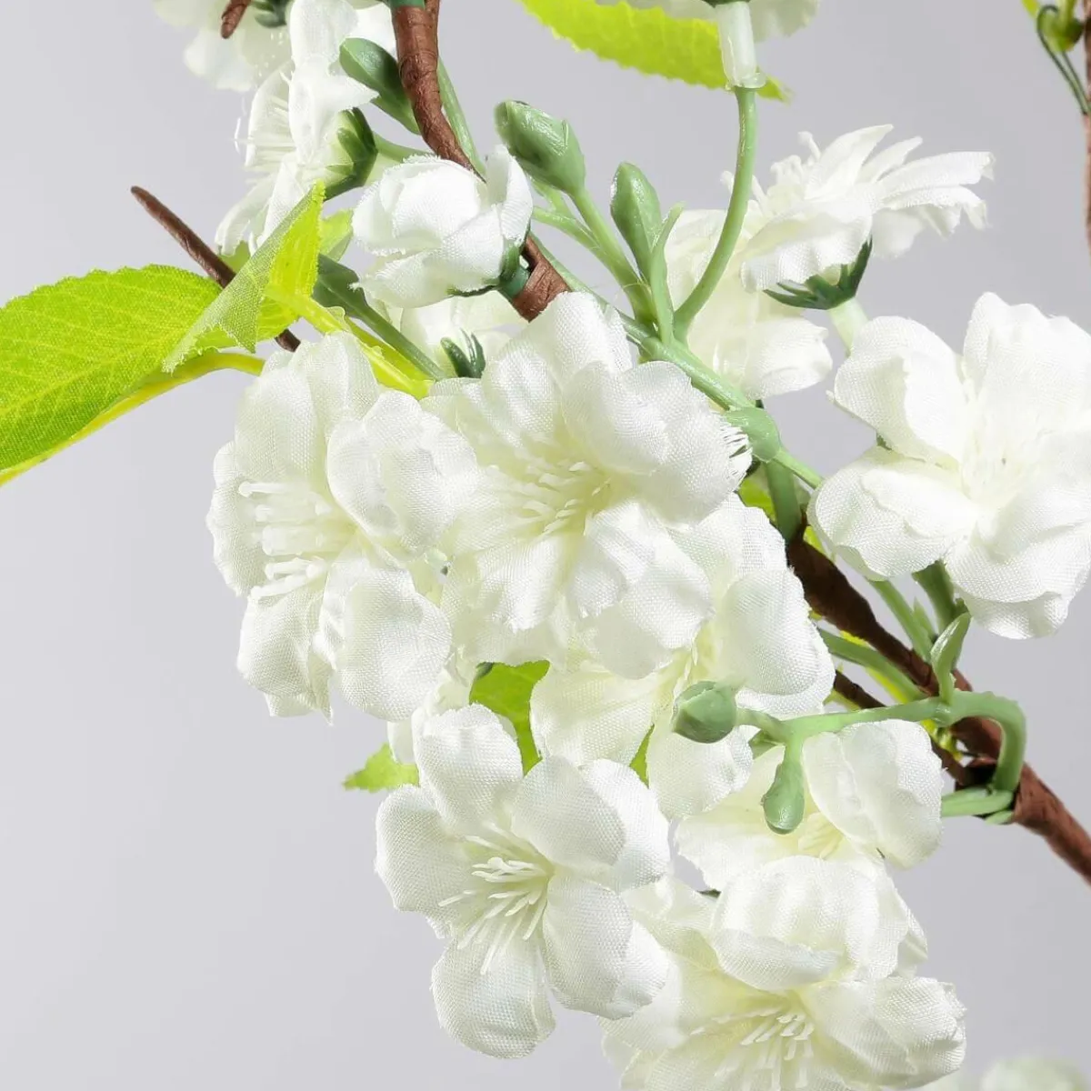 Decoración De Primavera|Guirnaldas Y Vides>DecoWoerner Guirnalda De Flores De Cerezo Artificial 110 Cm blanco