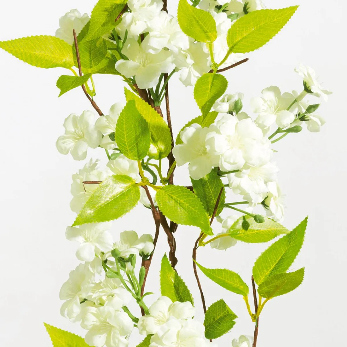 Decoración De Primavera|Guirnaldas Y Vides>DecoWoerner Guirnalda De Flores De Cerezo Artificial 110 Cm blanco