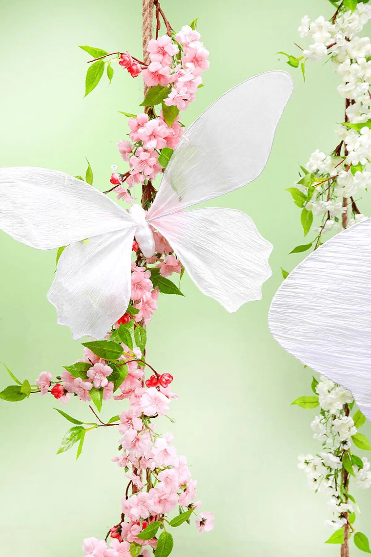 Decoración De Primavera|Guirnaldas Y Vides>DecoWoerner Guirnalda De Flores De Cerezo Artificial , 110 Cm rosa