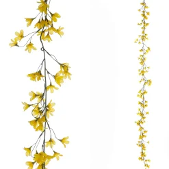 Guirnaldas Y Vides>DecoWoerner Guirnalda De Forsitias Artificiales Amarilla 180 Cm amarillo