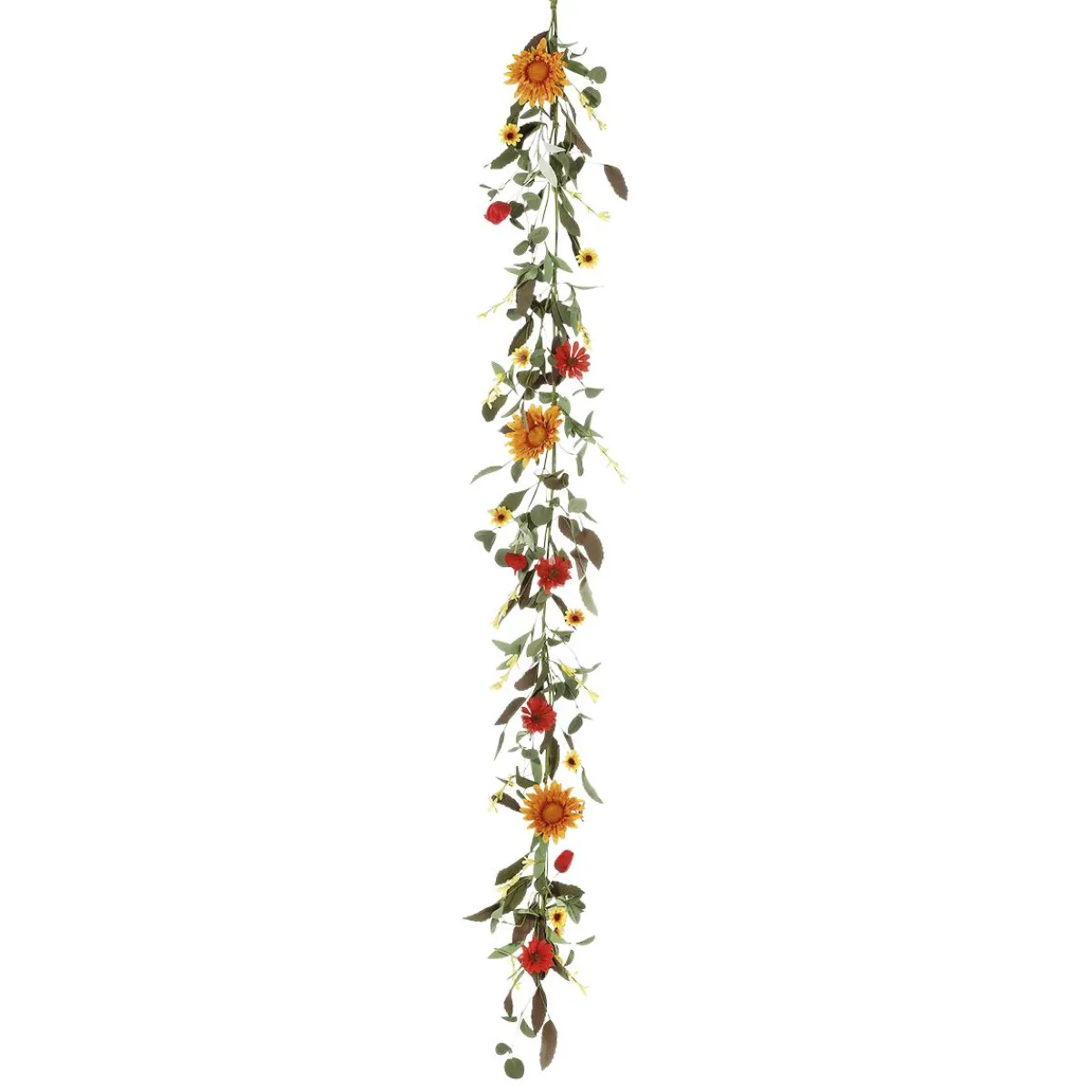 Decoración De Verano|Decoración De Primavera>DecoWoerner Guirnalda De Gerberas Artificiales Enredadera Artificial 183 Cm naranja