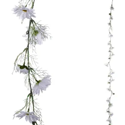 Decoración De Primavera|Guirnaldas Y Vides>DecoWoerner Guirnalda De Margaritas Artificiales Enredadera Artificial 14 X 180 X 8 Cm (ancho X Largo X Alto) blanco