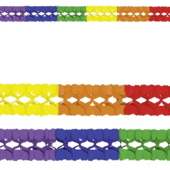 Decoración Temática>DecoWoerner Guirnalda De Papel De Colores "Carnaval" 4 M De Largo multicolor