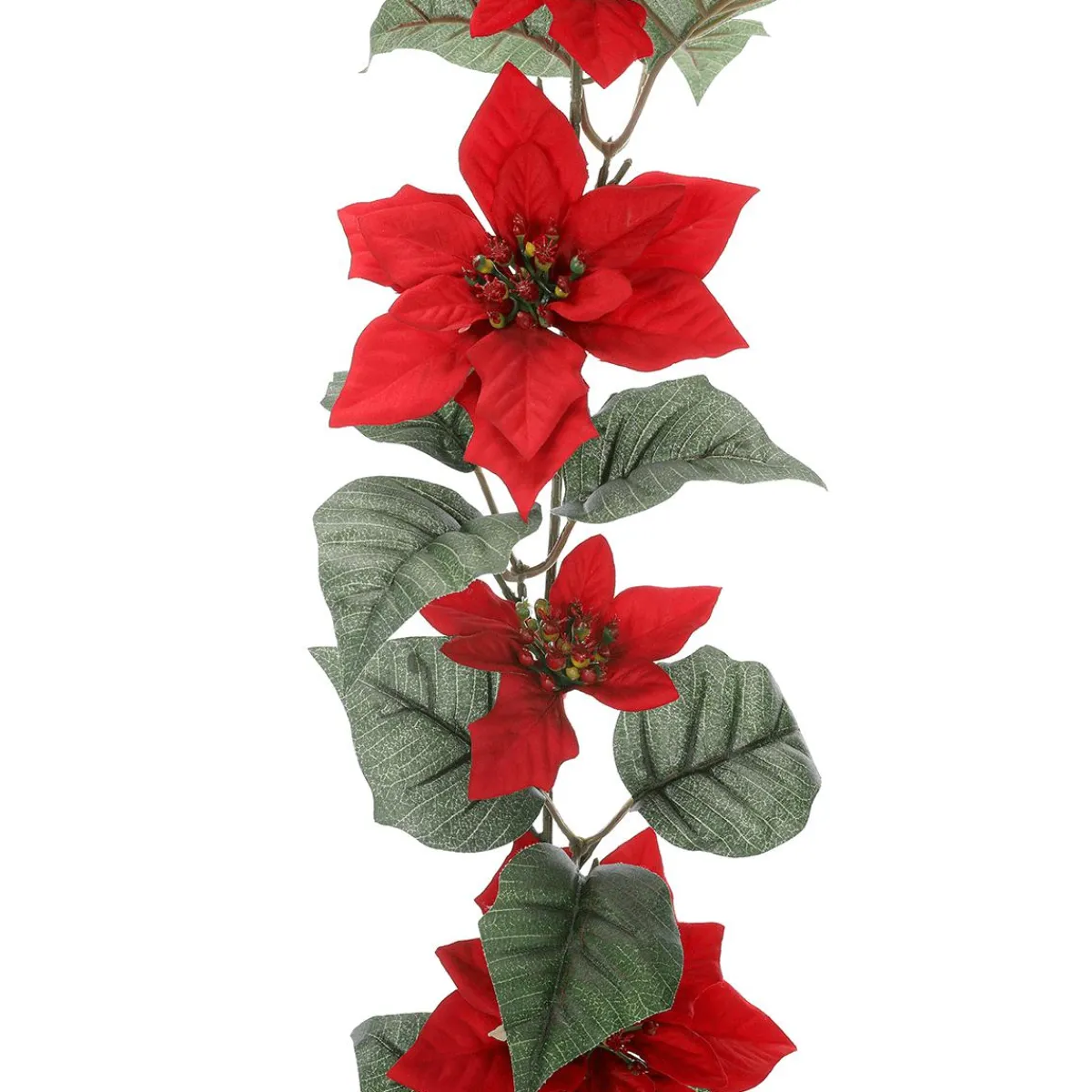 Guirnaldas Y Vides>DecoWoerner Guirnalda De Pascueros Artificial, 180 Cm rojo
