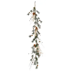 Decoración De Invierno|Decoración De Otoño>DecoWoerner Guirnalda De Pino Deco 15x145 Cm verde