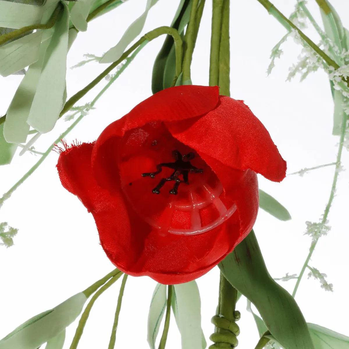 Decoración De Primavera|Guirnaldas Y Vides>DecoWoerner Guirnalda De Tulipanes Artificiales Enredadera Artificial 158 Cm rojo