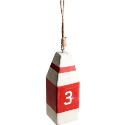 Decoración Natural|Decoración De Verano>DecoWoerner Guirnalda Perimetral De Defensa Decorativa Altura 34 Cm rojo