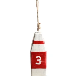 Decoración Natural|Decoración De Verano>DecoWoerner Guirnalda Perimetral De Defensa Decorativa Altura 34 Cm rojo