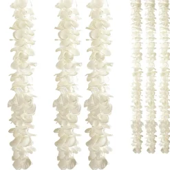 Guirnaldas Y Vides>DecoWoerner Guirnaldas Decorativas Crema, Longitud 260 Cm, 3 Piezas blanco